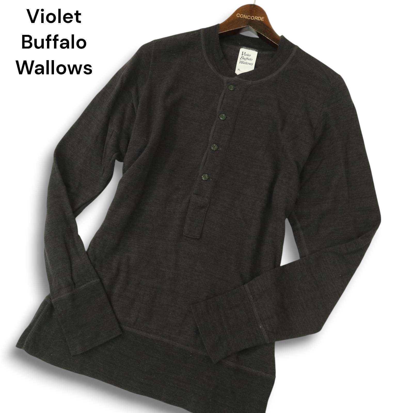 Violet Buffalo Wallows ドレステリア 通年☆ ヘンリーネック 長袖 