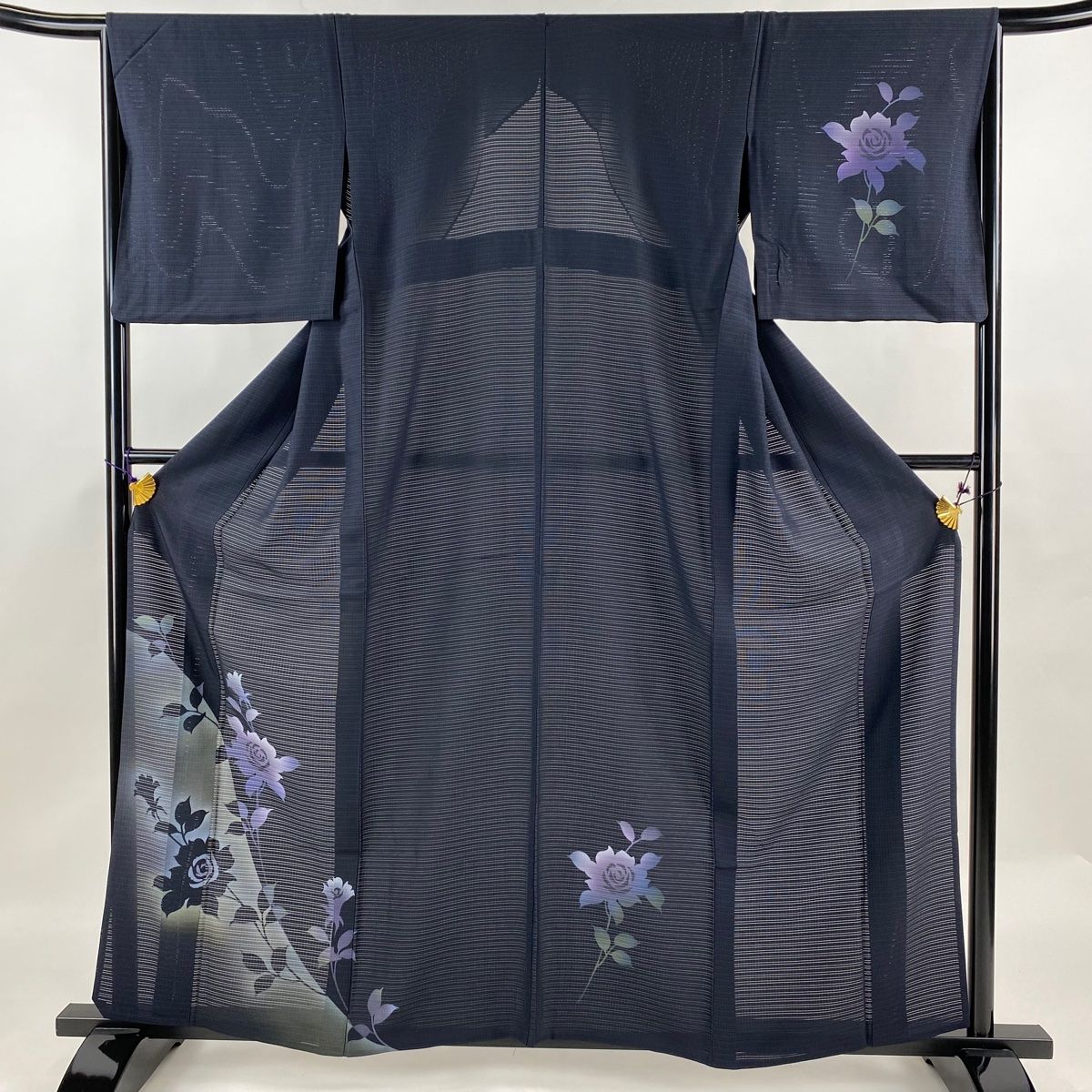 付下げ 美品 秀品 155cm 63cm 正絹（訪問着 秀品 一つ紋 ぼかし