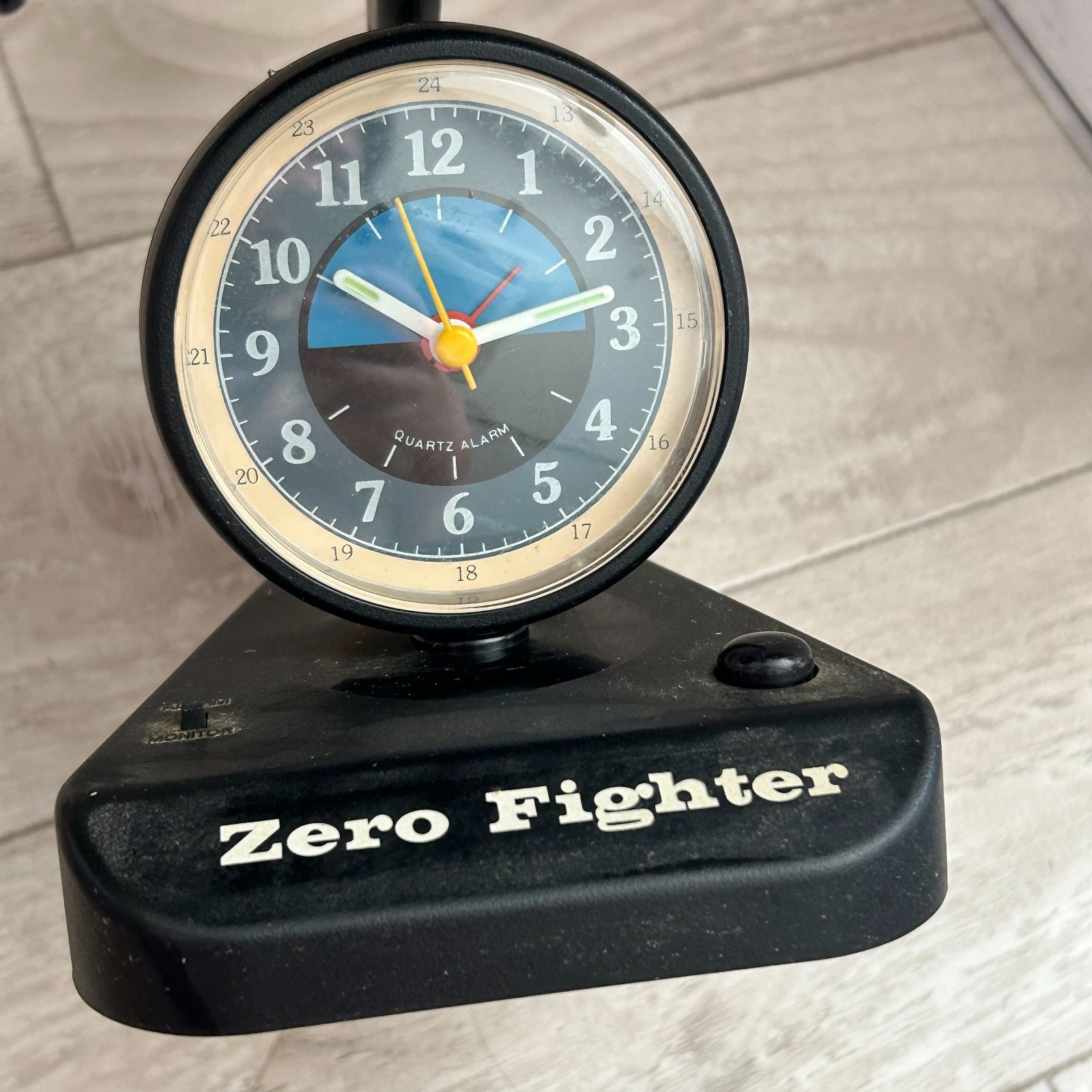 零戦 ZERO FIGHTER ゼロファイター 目覚まし時計 クロック 置き時計