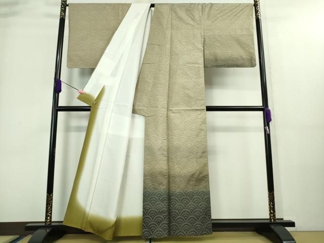 平和屋着物○都喜ヱ門 本場大島紬 9マルキ 紫の詩集 藤