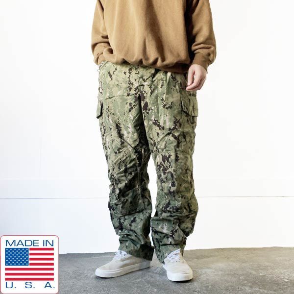 USA製 実物 米軍 US NAVY AOR2 NWU デジカモ 迷彩 TYPE3 コンバット