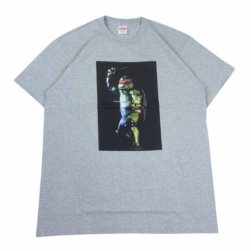 SUPREME シュプリーム 21SS Raphael Tee ミュータントタートルズ ラファエル プリントクルーネック半袖Tシャツ ブラック