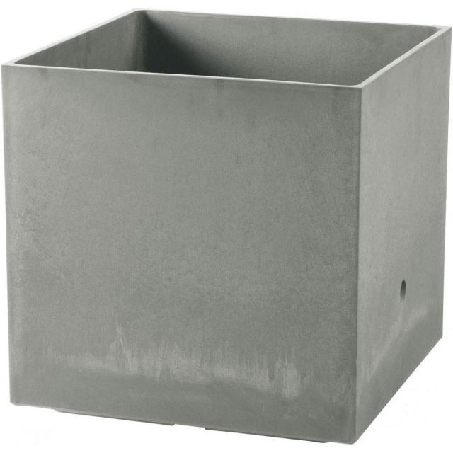 リッチェル ラヴィーレ プランターWS キューブ45型 ライトグレー 170901 大型プランター 底面給水機能付