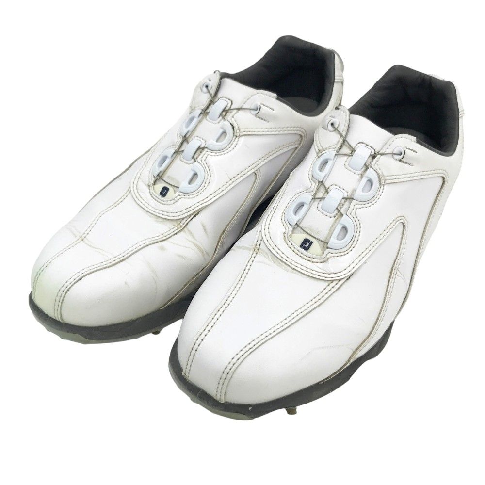 FJ ゴルフシューズ ホワイト４５１８９Ｊ FOOT JOY フットジョイ 45189J EXL スパイク ゴルフシューズ BOA