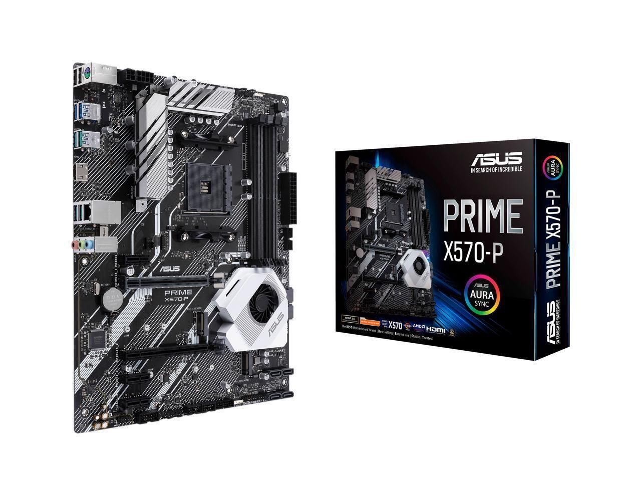 ASUS PRIME X570-P AMD X570 DDR4 ソケット AM4 ATX マザーボード