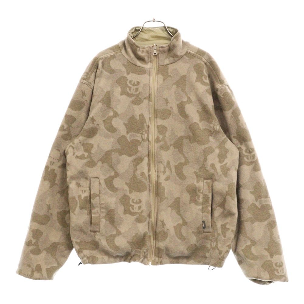STUSSY (ステューシー) SSリンクカモフラージュ柄リバーシブルフリース  