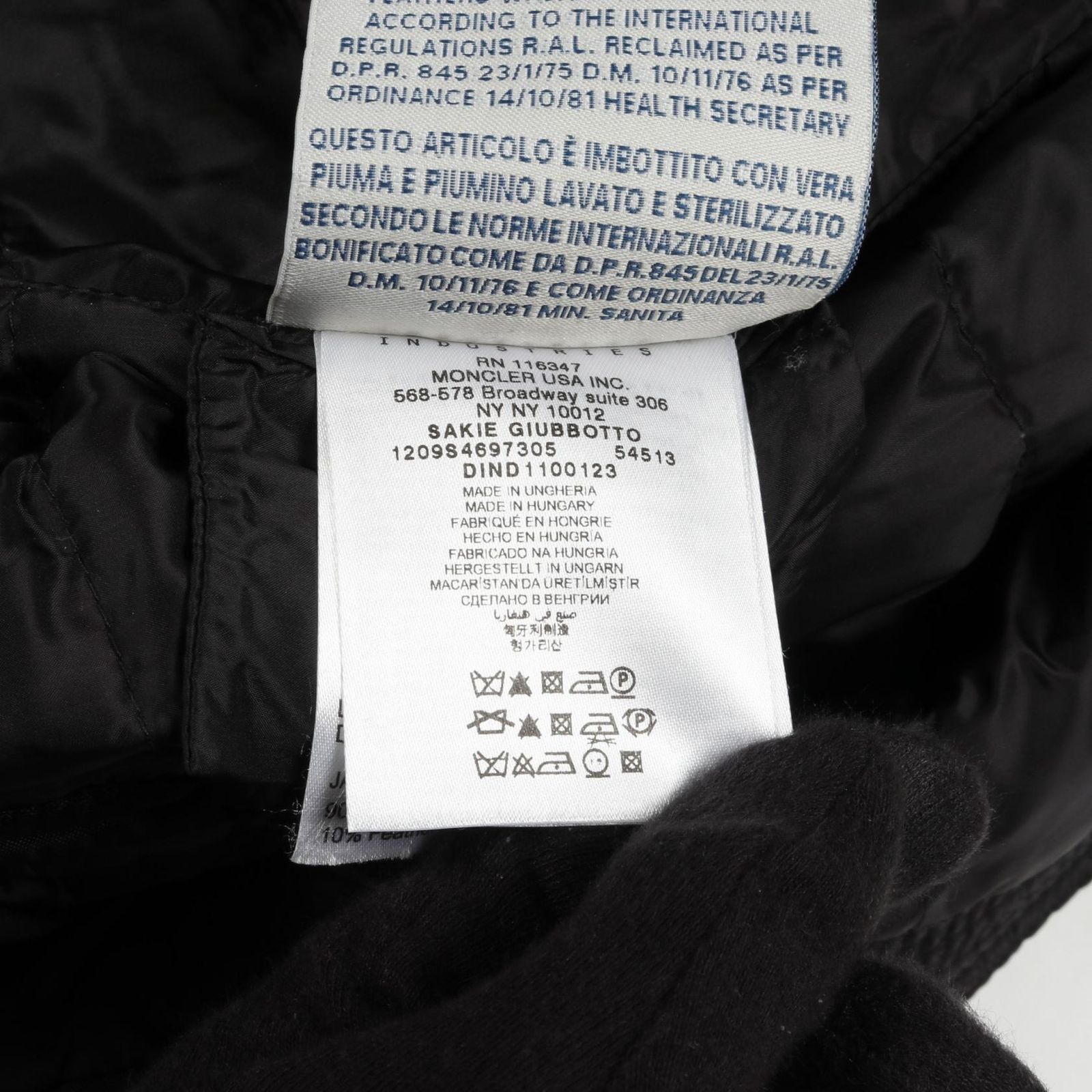 MONCLER モンクレール MONCLER × Sacai SAKIE ポンチョ ダウン