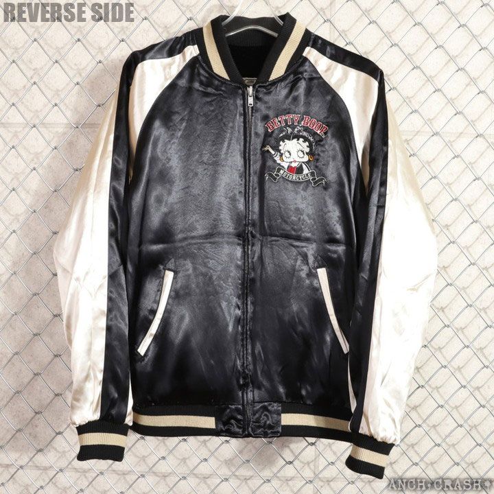 BETTY BOOP リバーシブル スカジャン BBN-2517 ベティブープ NEVERMIND