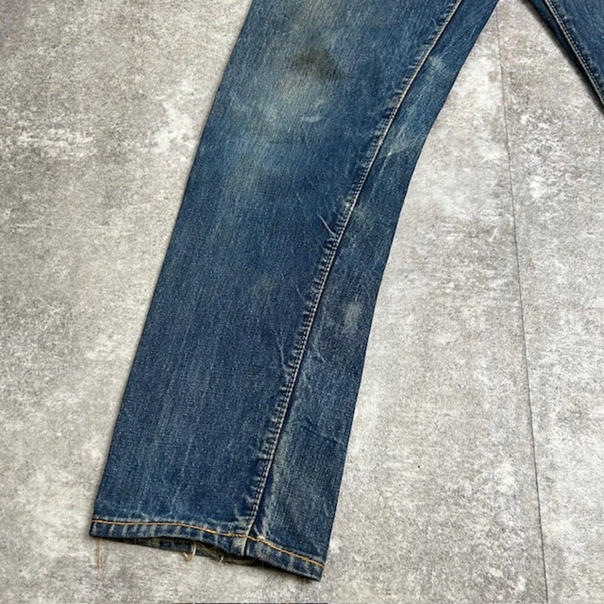 60s levi's 505 BIGE 脇割り 希少デカ文字 60's Levi's