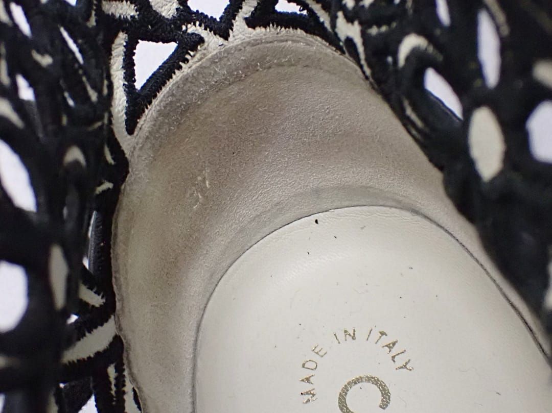 CHANEL シャネル レディース スニーカー 37 ハイカット ブラックレース  