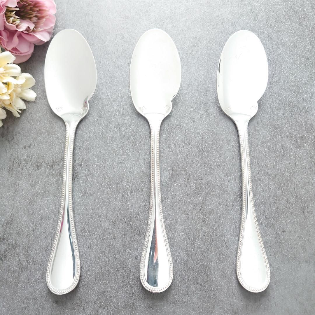 クリストフル パール ソーススプーン 3点