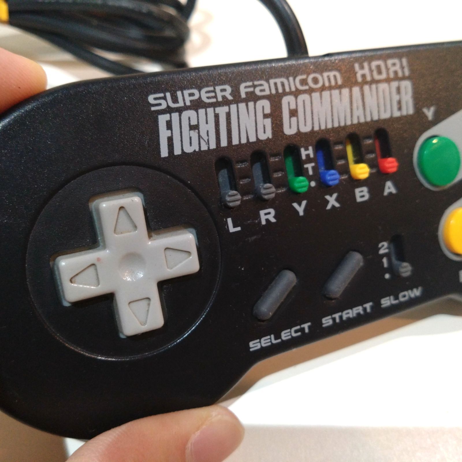 726 ホリ スーパーファミコン ファイティングコマンダー HSJ-14 HORI 