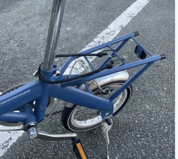折り畳み自転車 14インチ ブルー BRIGHTFACE_UK