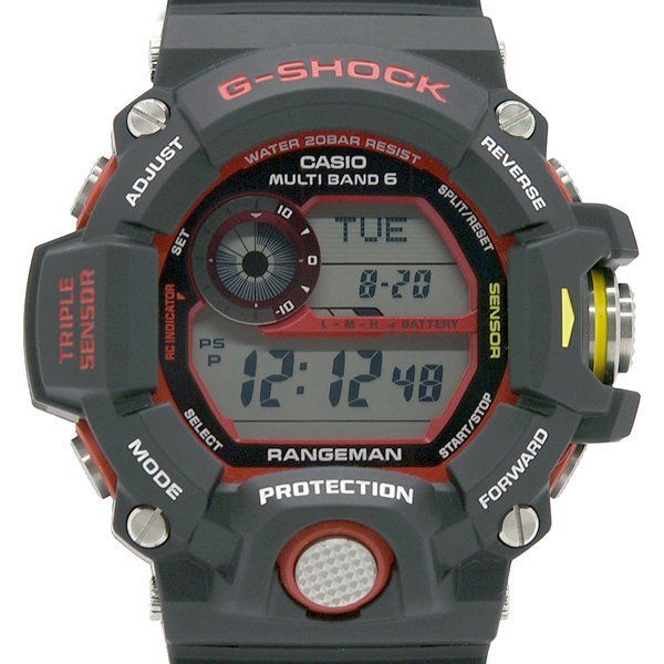 ☆未使用！CASIO カシオ G-SHOCK ジーショック GW-9400NFST-1AJR 緊急消防援助隊コラボレーションモデル ソーラー メンズ☆  - メルカリ