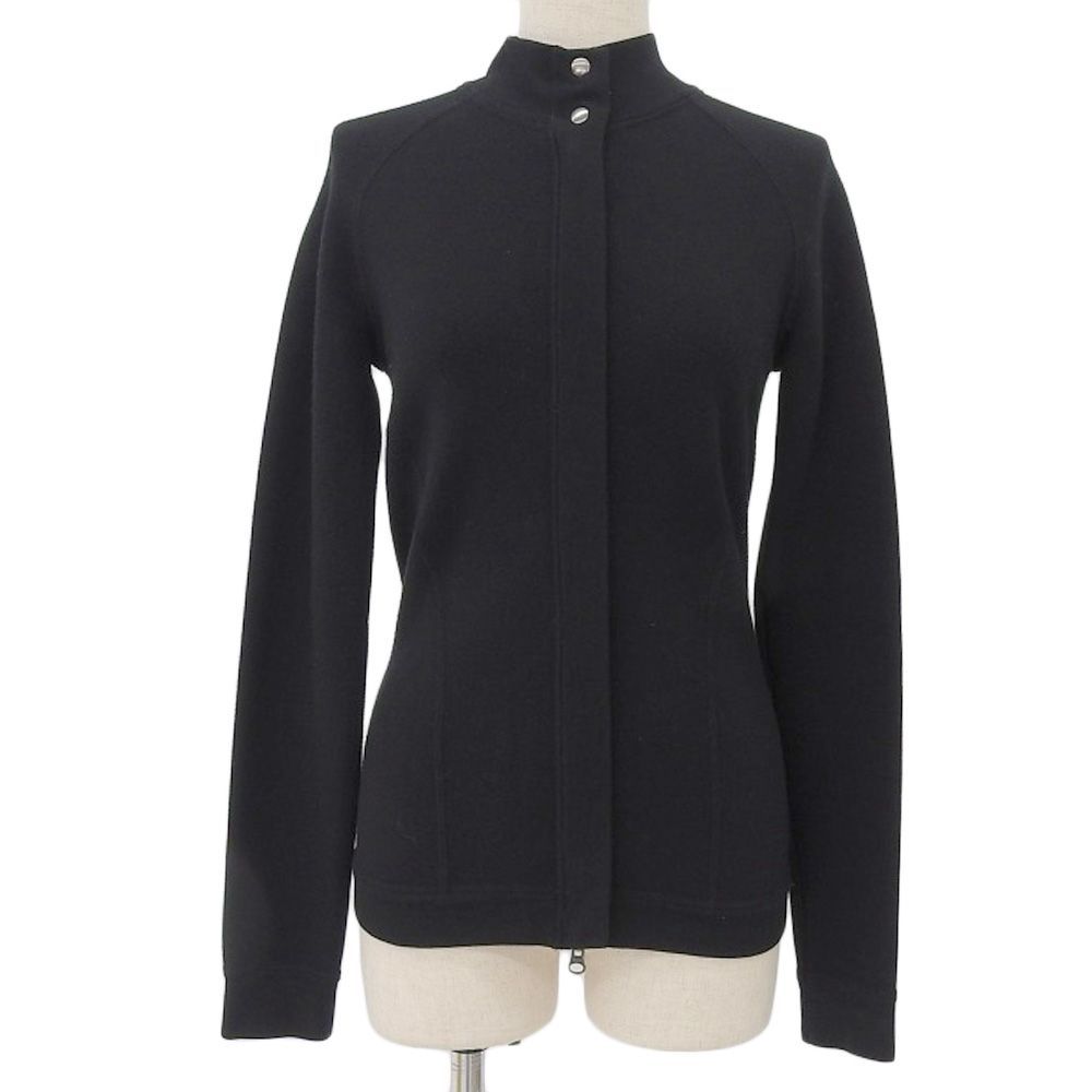 DONNA KARAN ダナキャラン ニット ライダース ジャケット M レディース KRD8BW0510