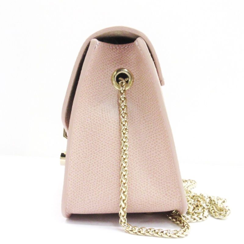 FURLA フルラ メトロポリス レザー チェーン ショルダーバッグ ピンク フルラ FURLA メトロポリス チェーン ミニ ショルダーバッグ