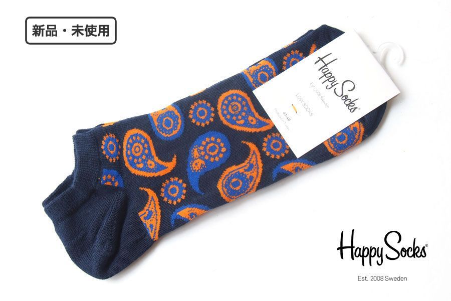 新品｜未使用｜ハッピーソックス｜happy socks｜ショート丈スニーカー