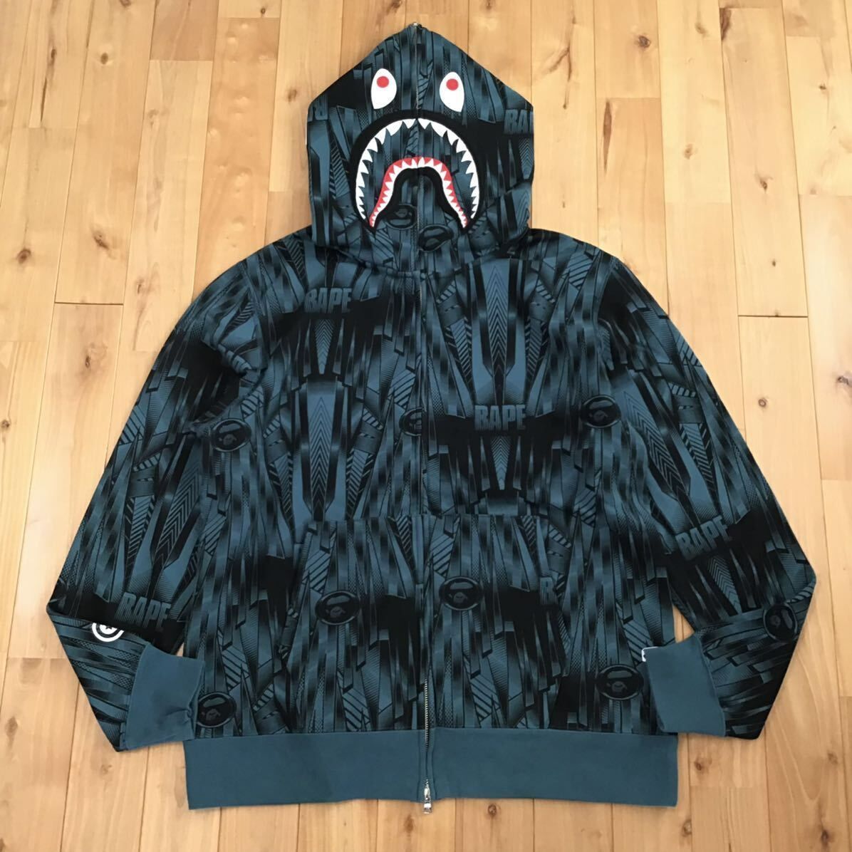 ☆2XL☆ BAPE SPEED RACER SHARK FULL ZIP HOODIE a bathing ape BAPE camo エイプ  ベイプ アベイシングエイプ シャーク パーカー XXL - メルカリ