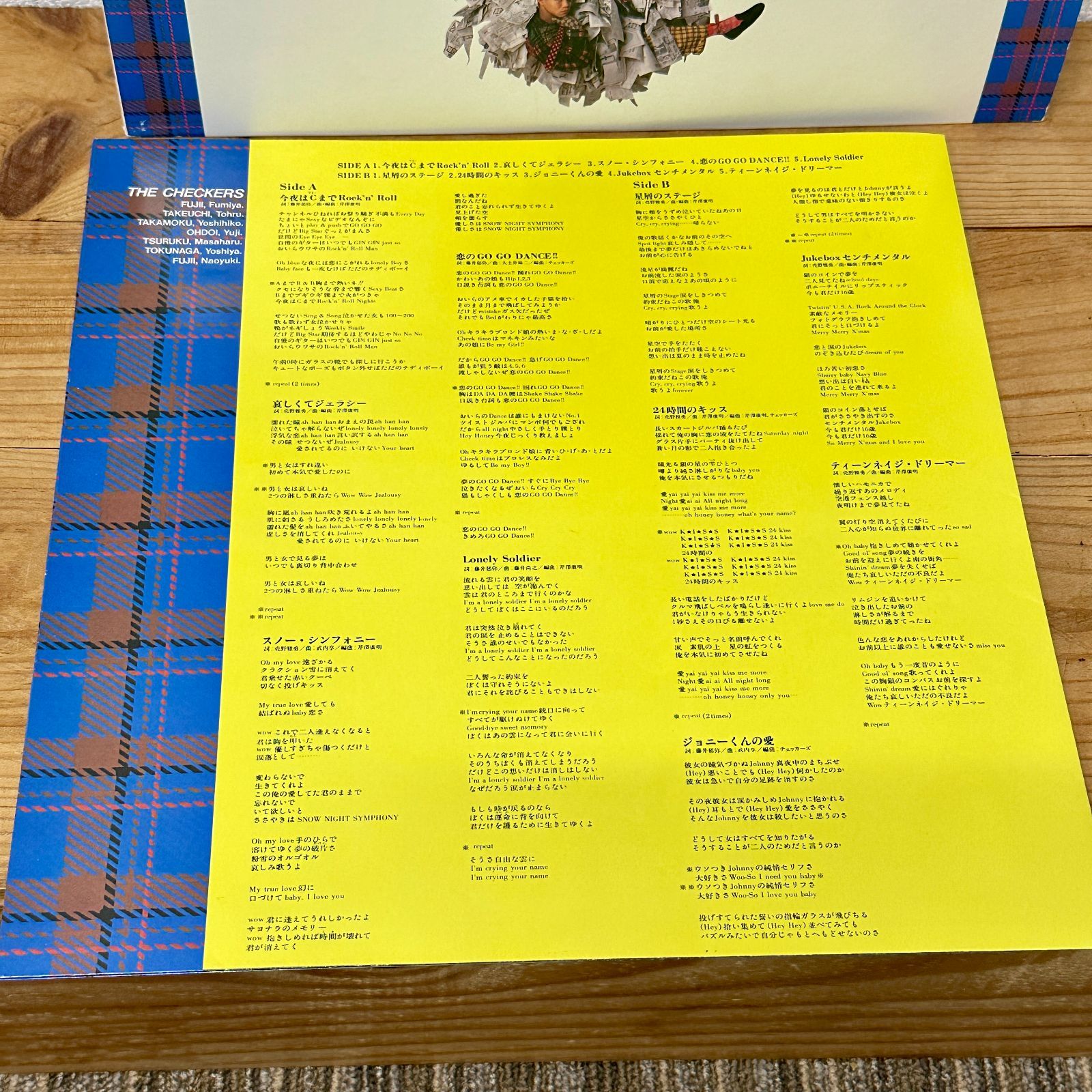 チェッカーズ MOTTO!!CHECKERS もっと！チェッカーズ LPレコード