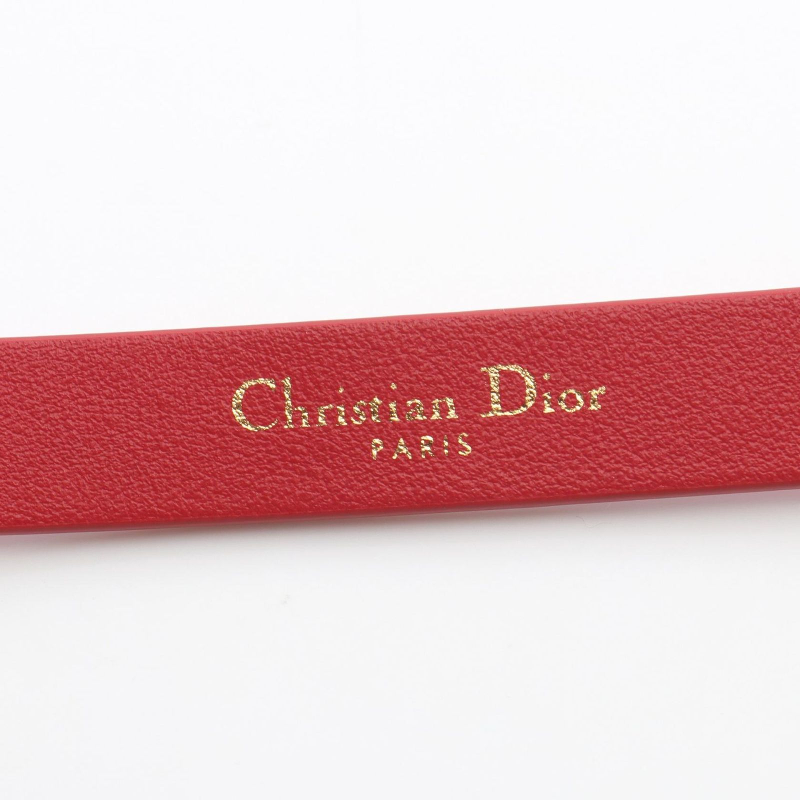 Christian Dior MONSIEUR ディオール　ロゴレザーベルト Christian Dior - 極美品 Vintage クリスチャンディオール