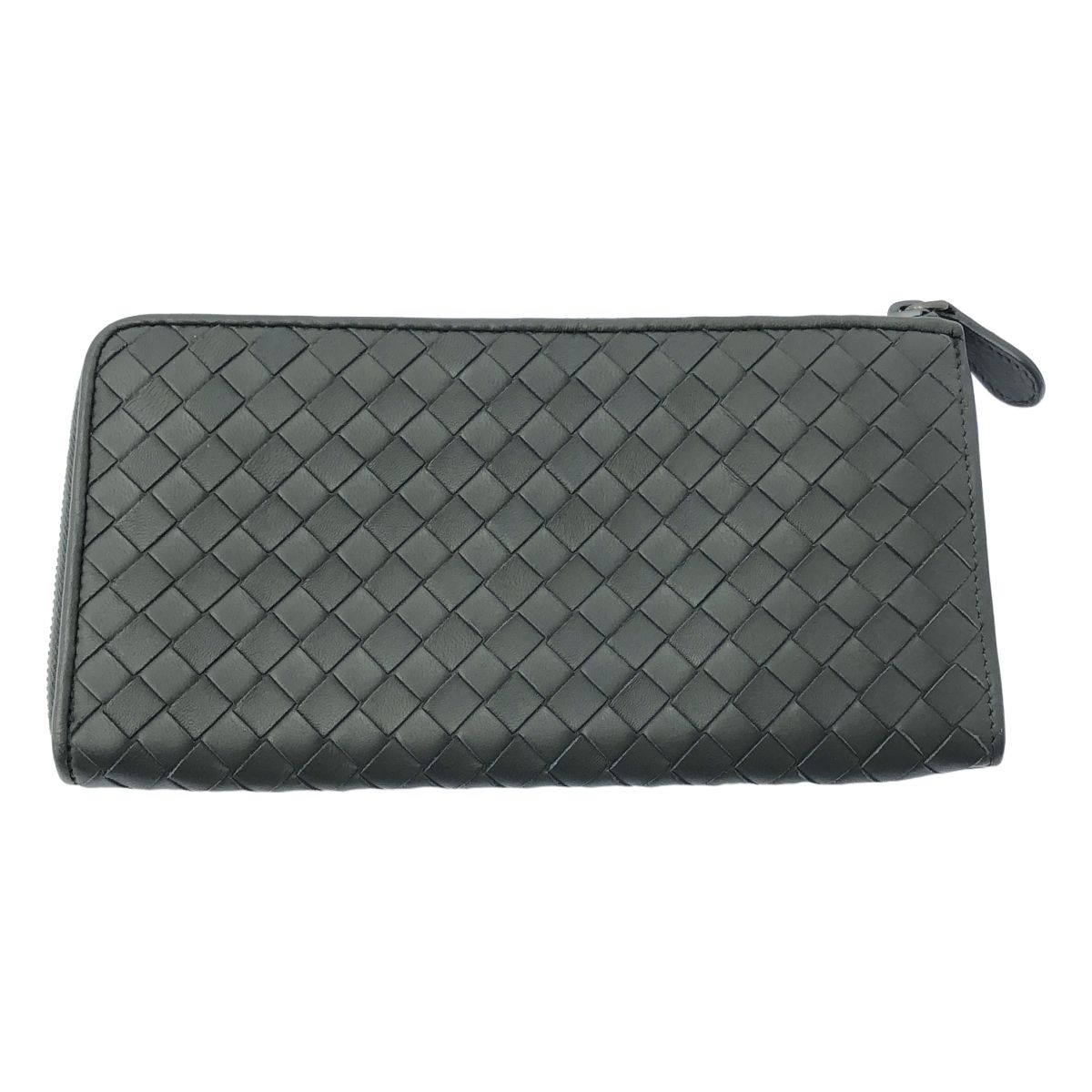 BOTTEGA VENETA | ボッテガヴェネタ | イントレチャート Lジップ ウォレット 長財布 | グレー | メンズ