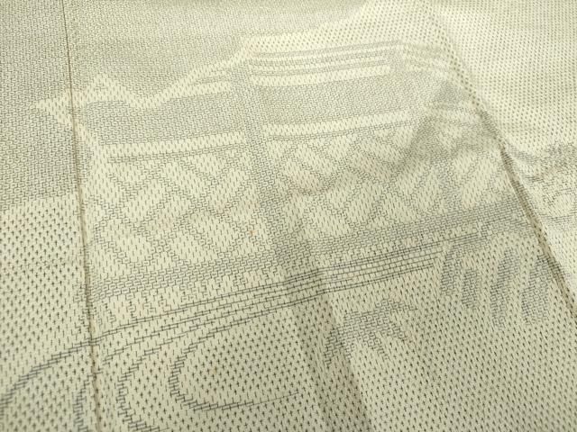 雲取り風景文 正絹