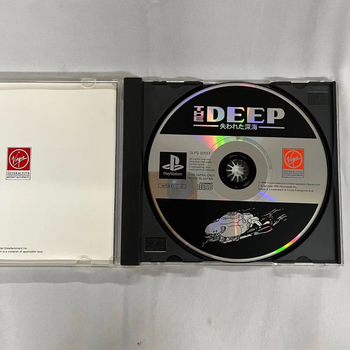 PS playStation プレイステーション THE DEEP 失われた深海 解説書付き