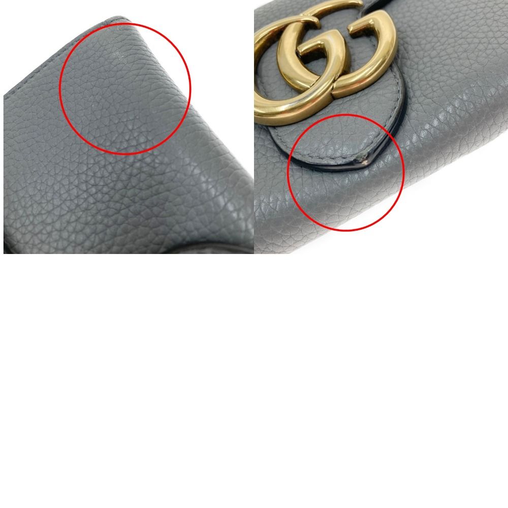 〇〇GUCCI グッチ GGマーモント コンチネンタルウォレット 長財布