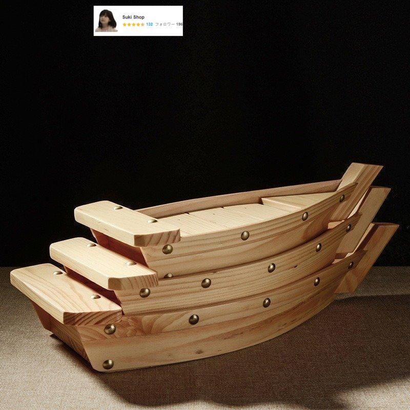 舟盛り 刺身 刺盛り 船盛り 寿司 皿 器 木製 寿司屋 5点セット