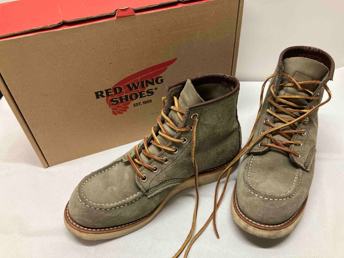 RED WING 8139 NIGEL CABOURN 25.5センチ Red Wing X Nigel Cabourn 8139 Sage Mohave Roughout Moc Toe