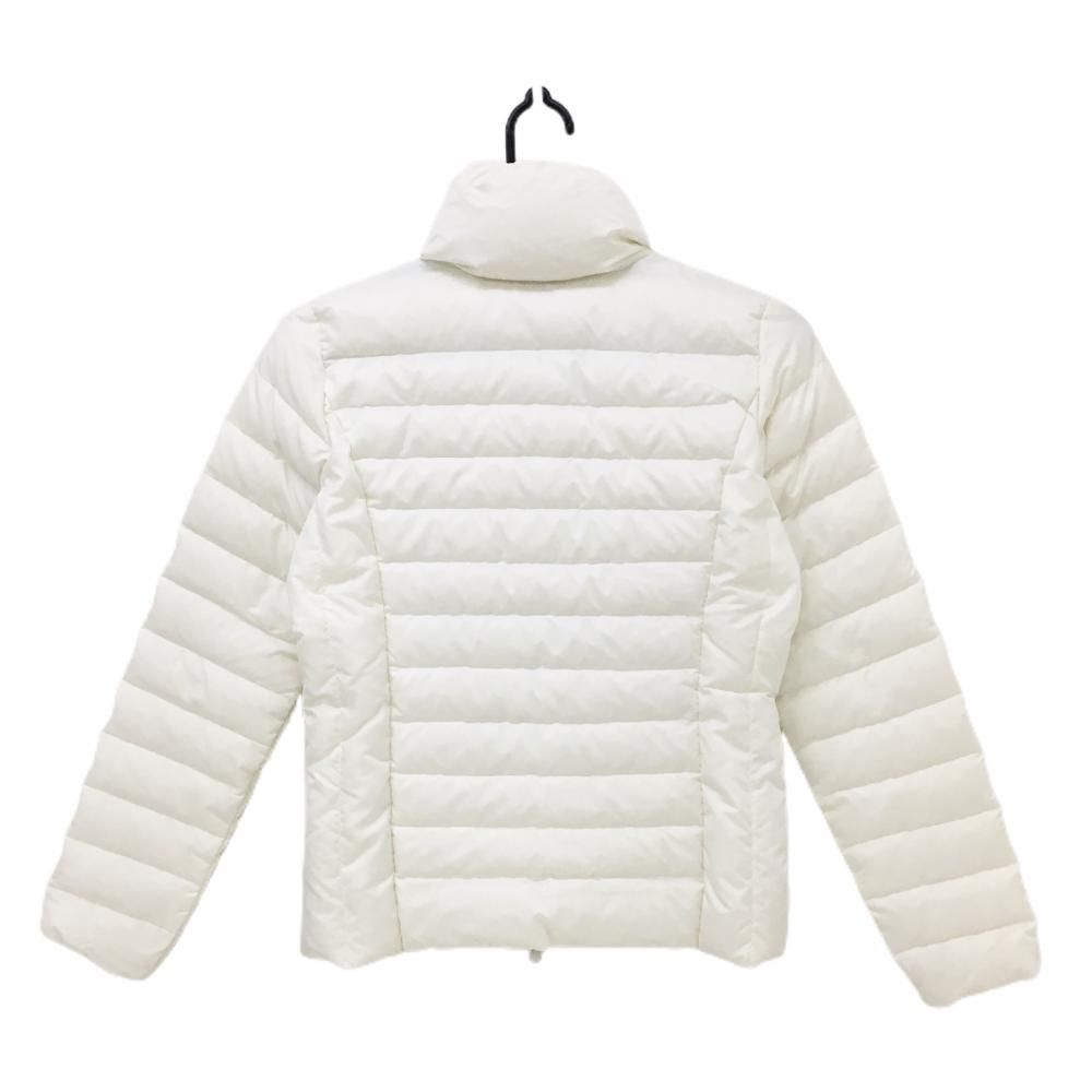 アンパスィ ダウンジャケット 白 ロゴワッペン ダウン90％ レディース