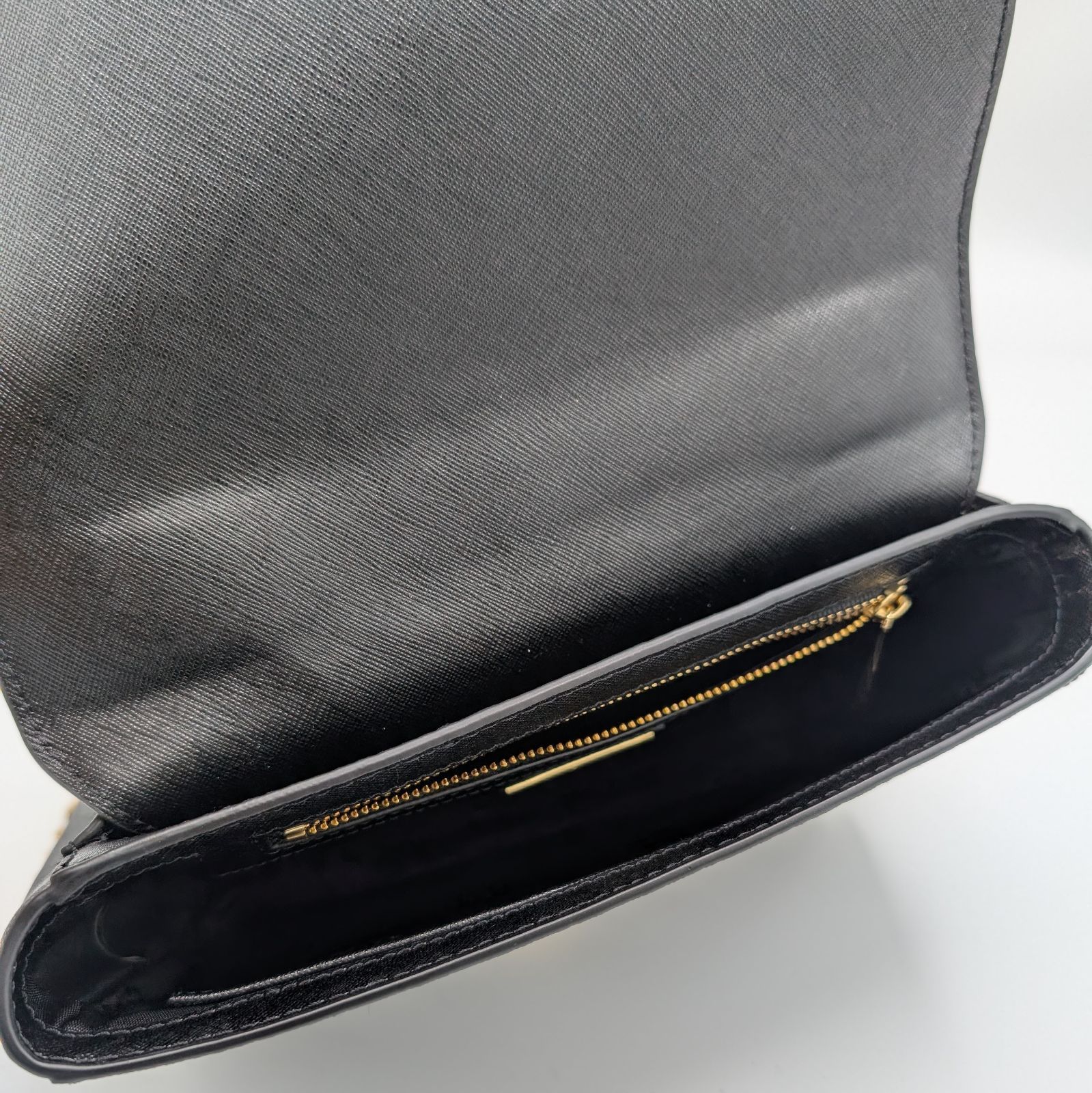 【極美品】トリーバーチ エマーソン ショルダーバッグ レザー 肩掛け ロゴ 黒 美品】トリーバーチ/TORYBURCH エマーソン レザー チェーン