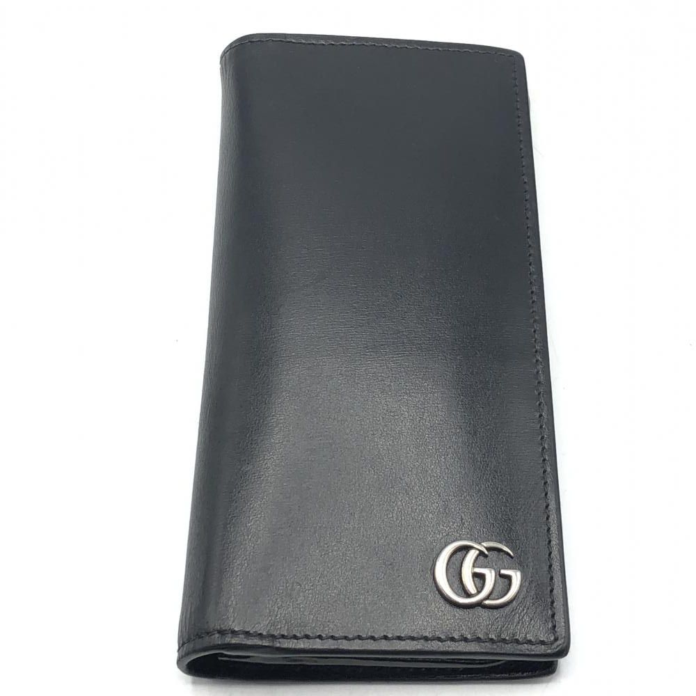 中古】GUCCI GGマーモント 長財布 ブラック 428740 グッチ[17] - メルカリ