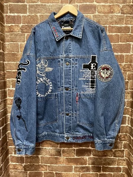 EXAMPLE エグザンプル 456122132 PEACE DENIM JACKET ピース