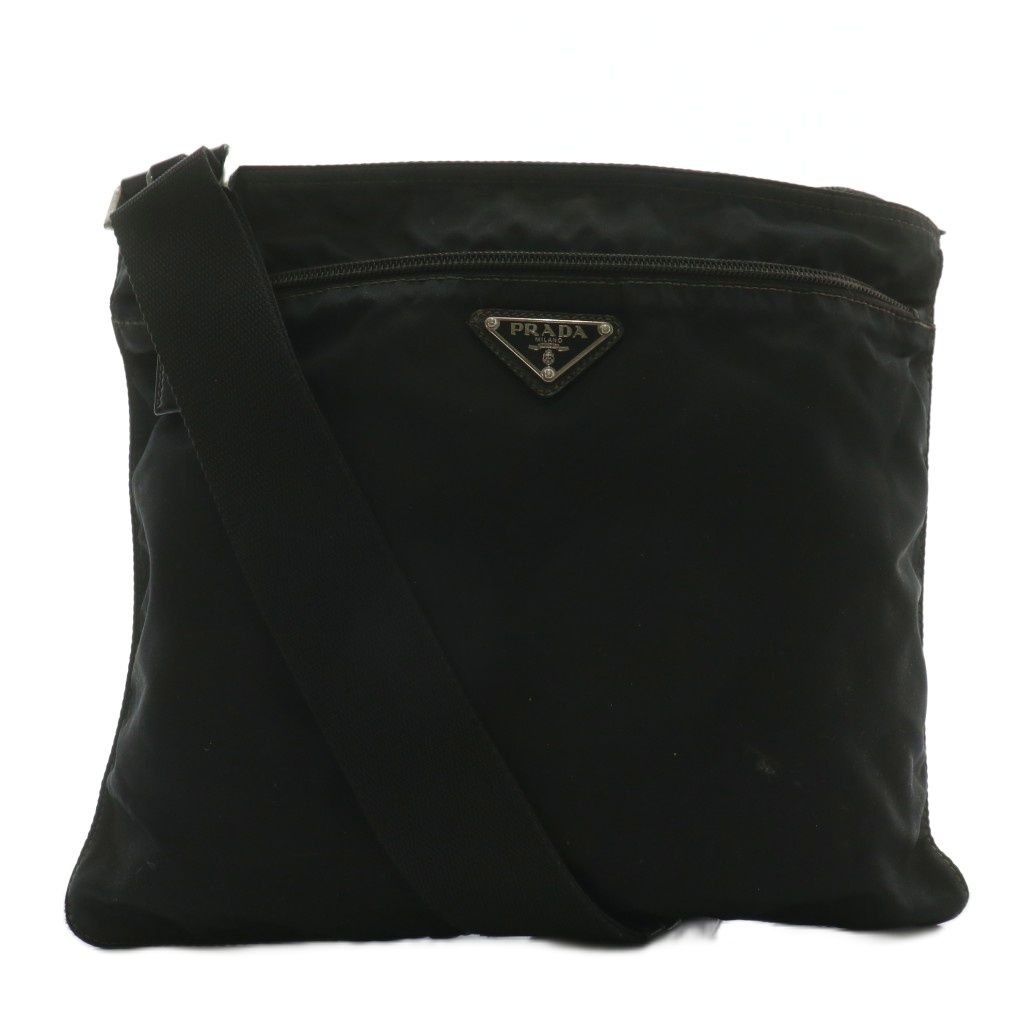 プラダ PRADA ショルダーバッグ ナイロン 三角 トライアングル