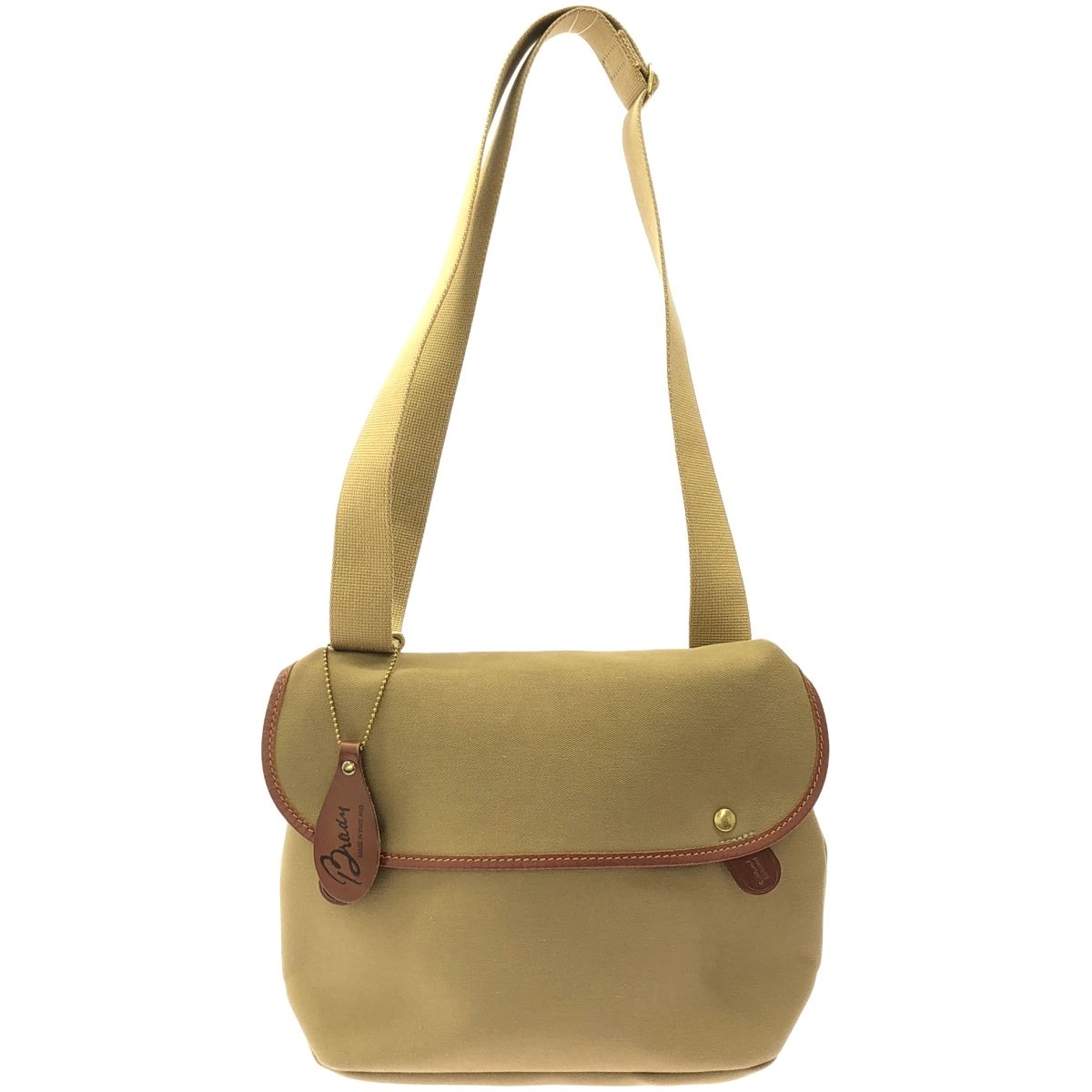 Brady ブレディ AVON キャンバスショルダーバッグ ベージュ系 - メルカリ