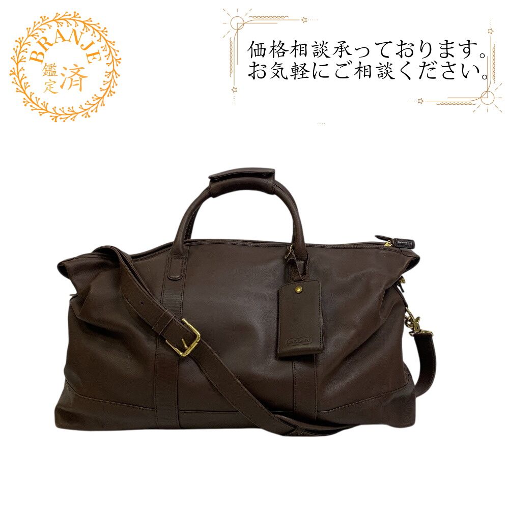 ５％OFF フォロワークーポン COACH コーチ 0502 2way ショルダーバッグ 旅行バッグ コーチ ボストンバッグ バッグ カバン 旅行 ブランド おしゃれ スーツケース ブラウン メンズ おすすめ 人気