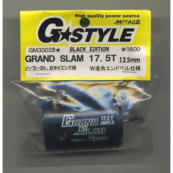 新品・7営業日以内発送】Gスタイル 4562156484470 GM30028 GRANDSLAMブラシレスモーター17．5T  JMRCAブラック13．5【沖縄離島販売不可】 - メルカリ