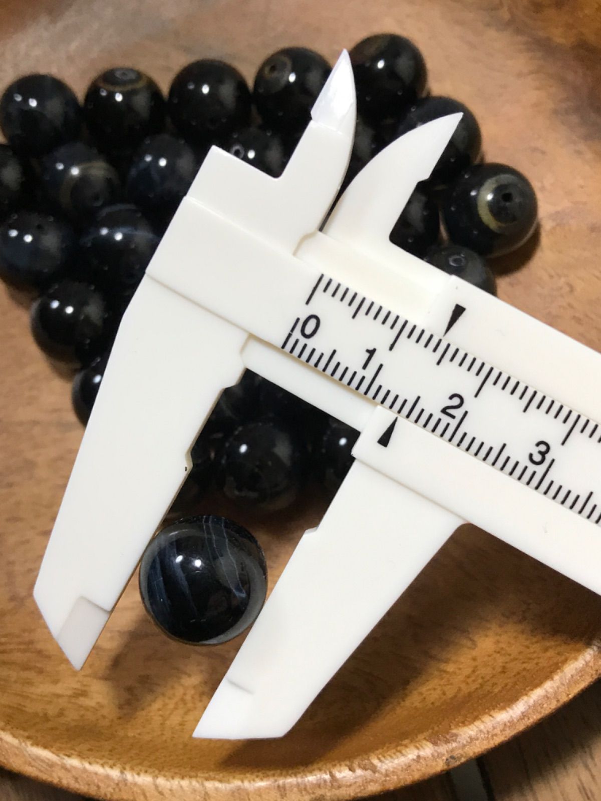 14mm玉 ホークスアイ 鷹目石 1mm穴パーツ30個 TALLINNNEXPO_COM