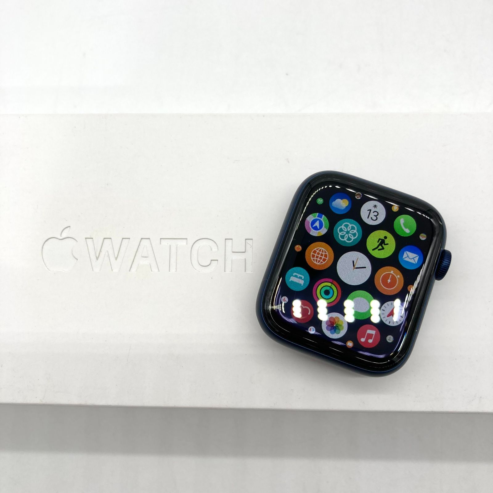 ▽AppleWatch series6 44mm GPSモデル ブルーアルミニウムケース