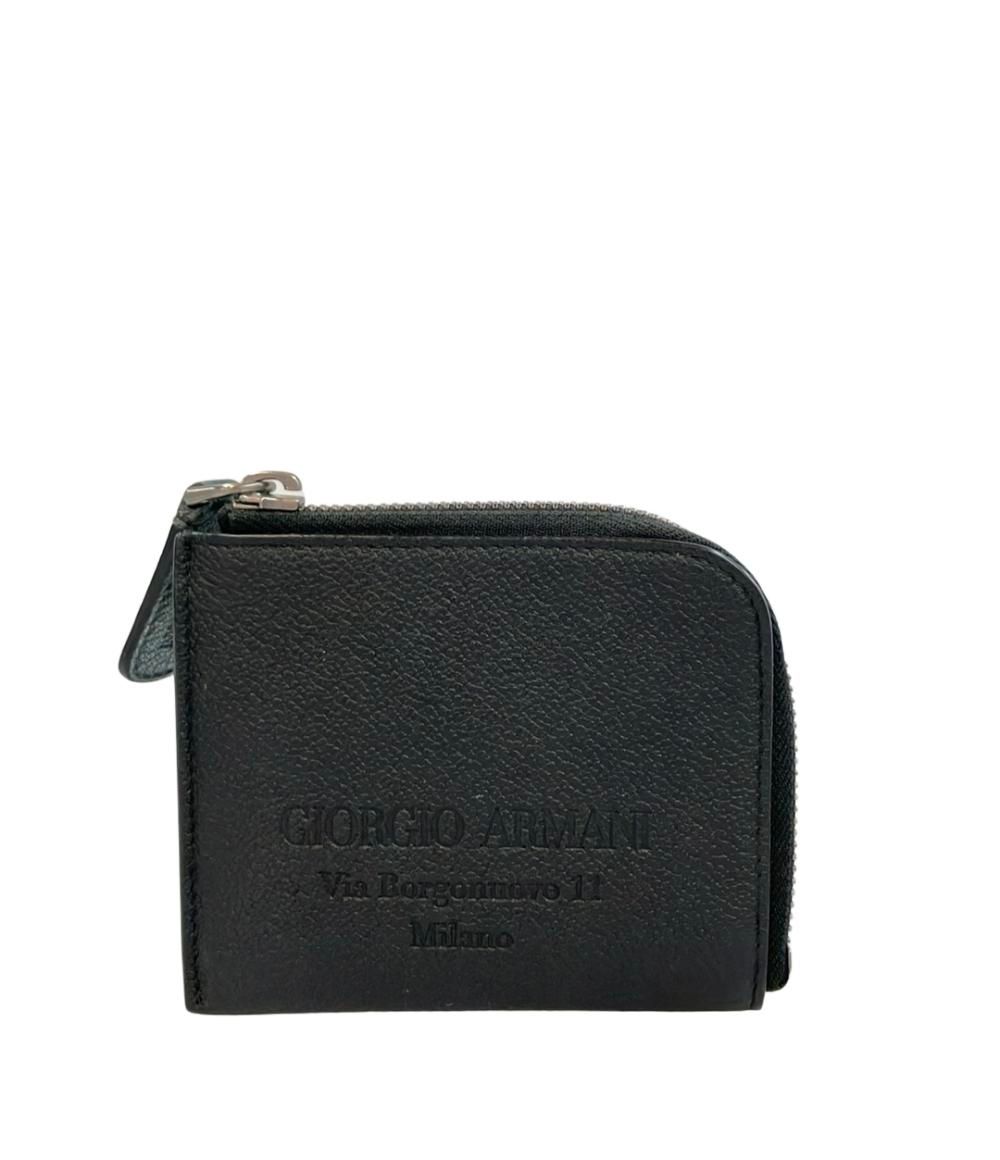 ジョルジオアルマーニ L字ファスナー コインケース メンズ GIORGIO ARMANI