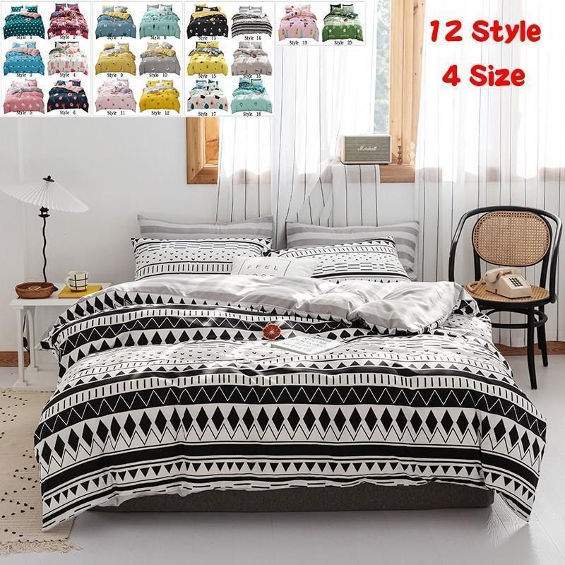 水洗綿シーツカバーの三点セット 布団カバーセット 3点セット シングル