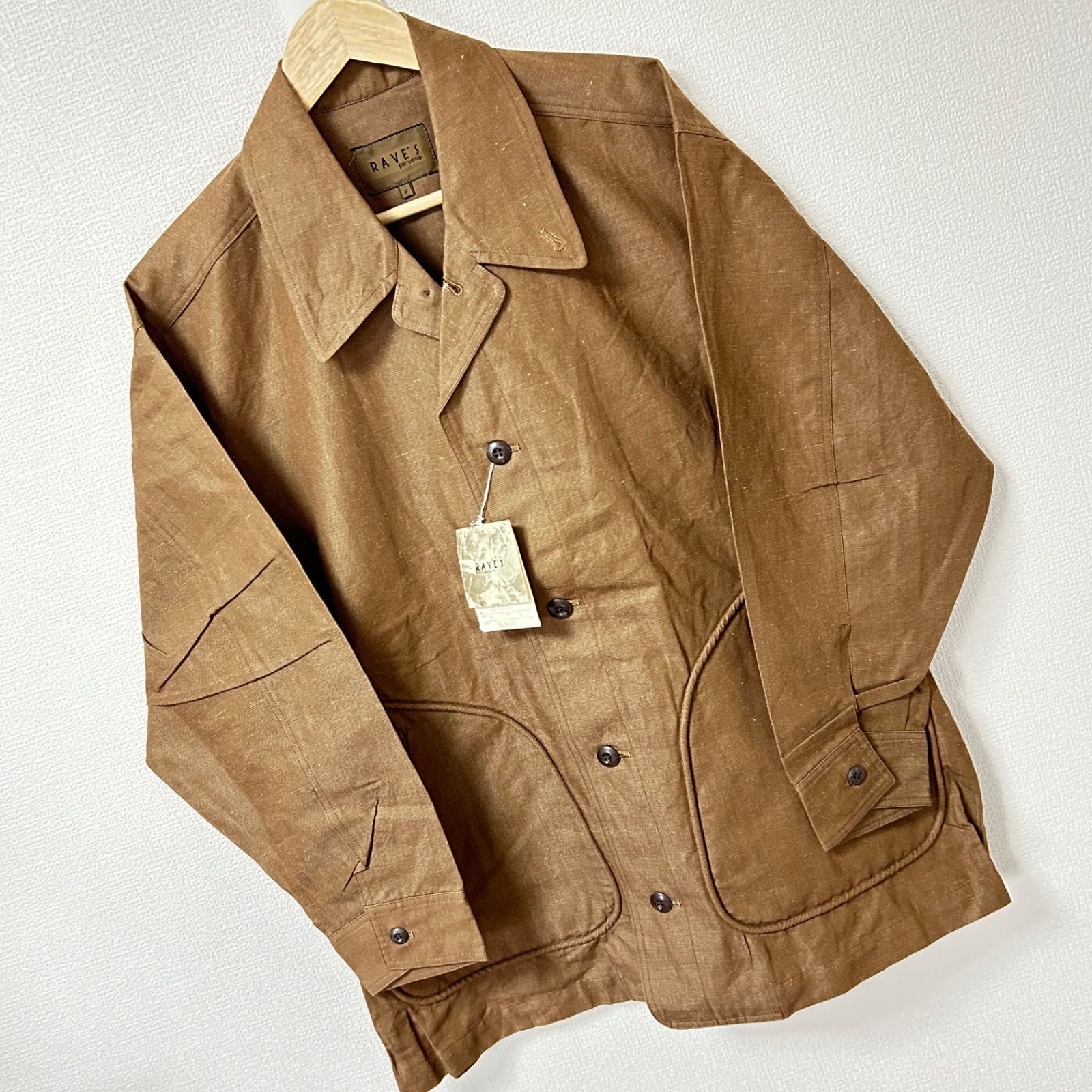 80s 　RAVE \"S per uomo ヴィンテージ半袖サマージャケット 80s RAVE S per uomo ヴィンテージ半袖サマージャケット