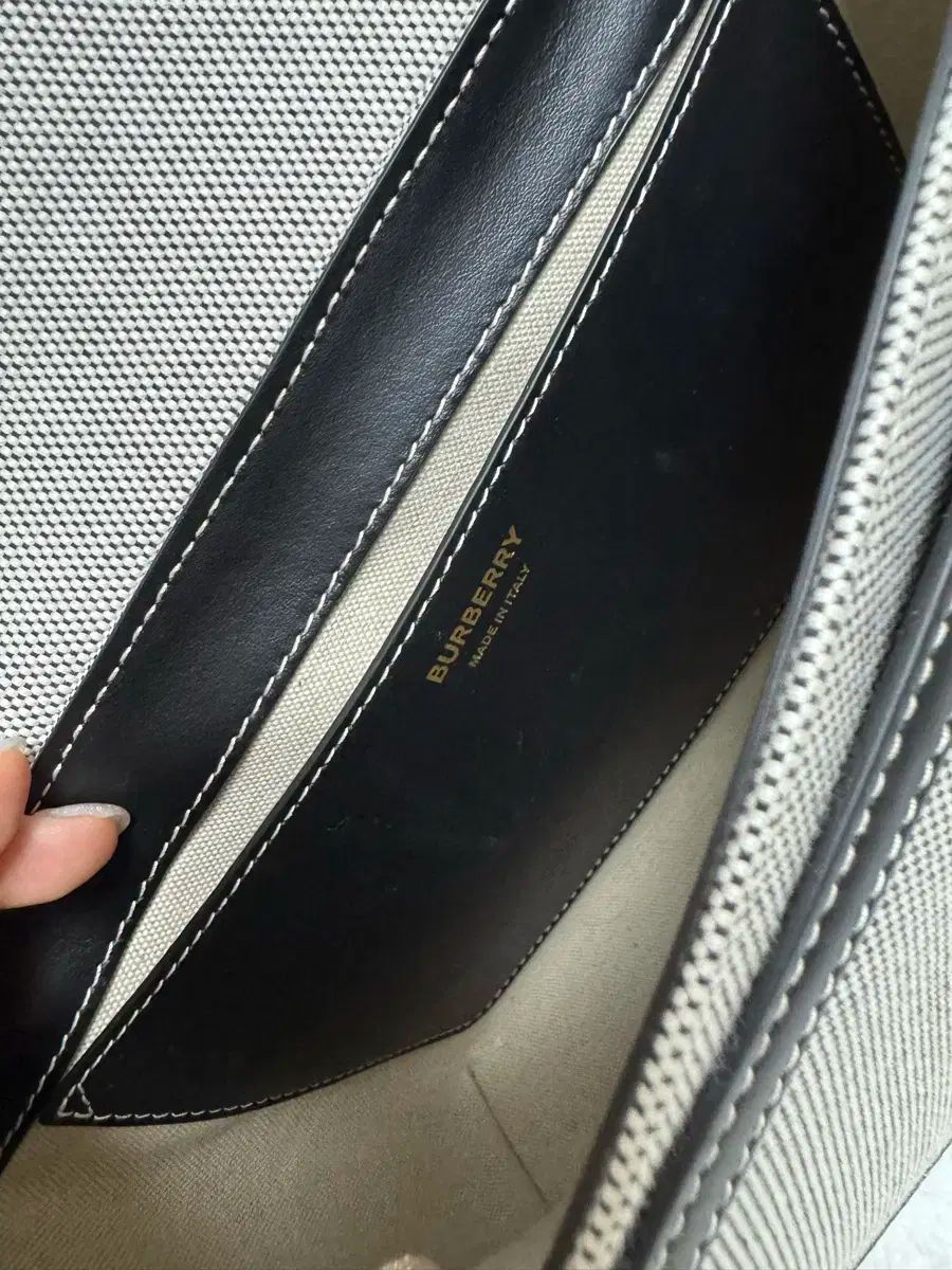 Burberry バーバリー ホースフェリー プリント 綿 コットン キャンバス クロスボディバッグ 純正保証 ダストバッグ DECORATOM_COM_BR