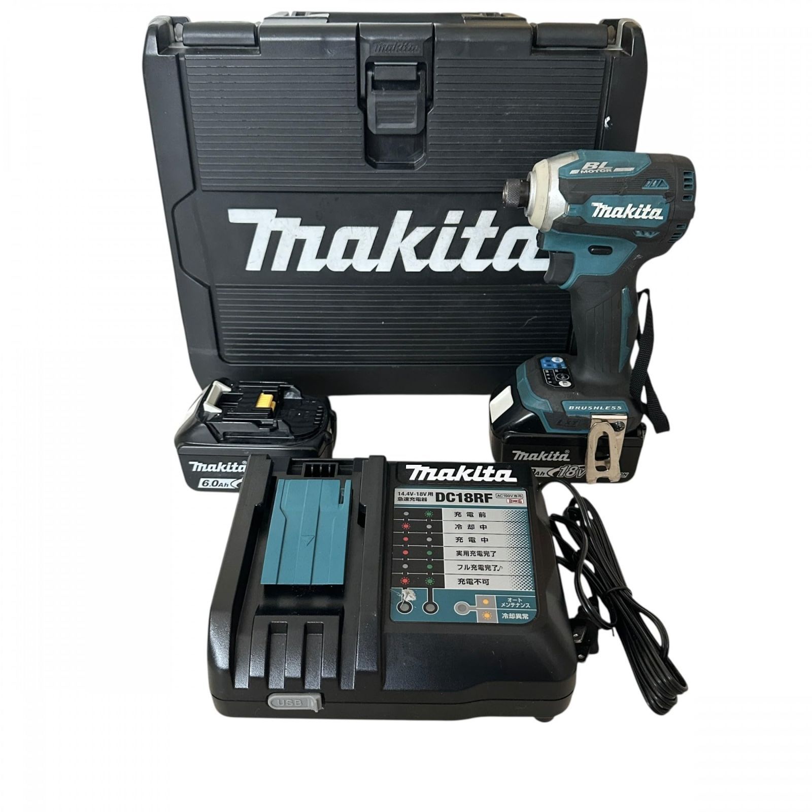 中古 マキタ 18V 6.0Ah TD171DRGX 青 インパクトドライバー 6Ah