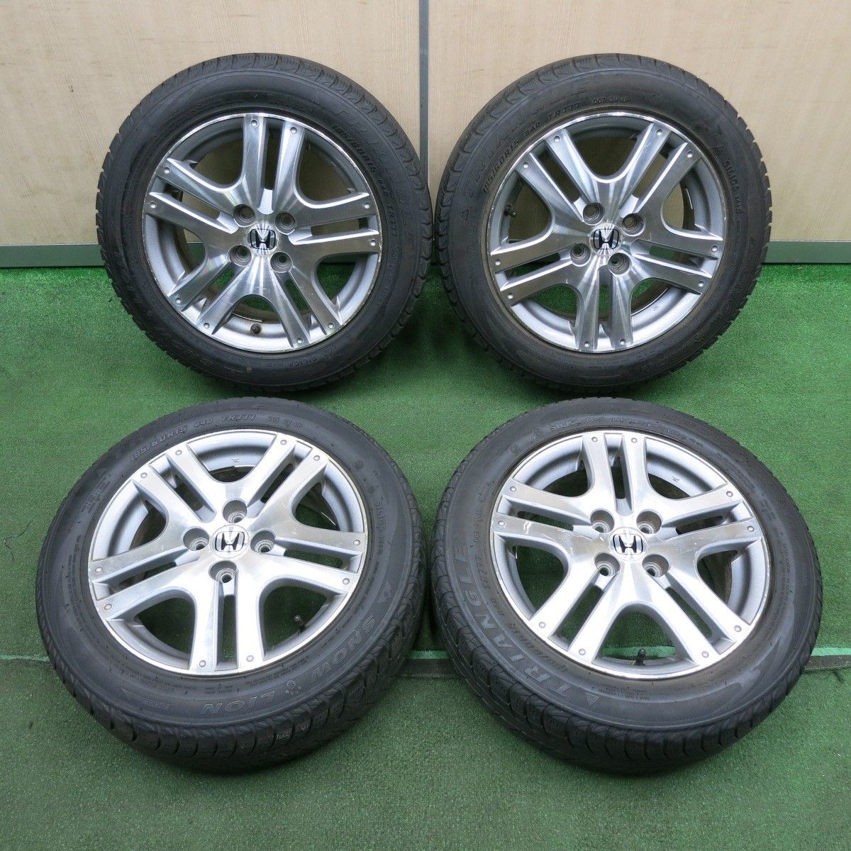 送料無料* 4本価格☆ホンダ フィット 純正 185/60R15 スタッドレス トライアングル SNOW LION 15インチ  PCD100/4H☆4032602TNス - メルカリ