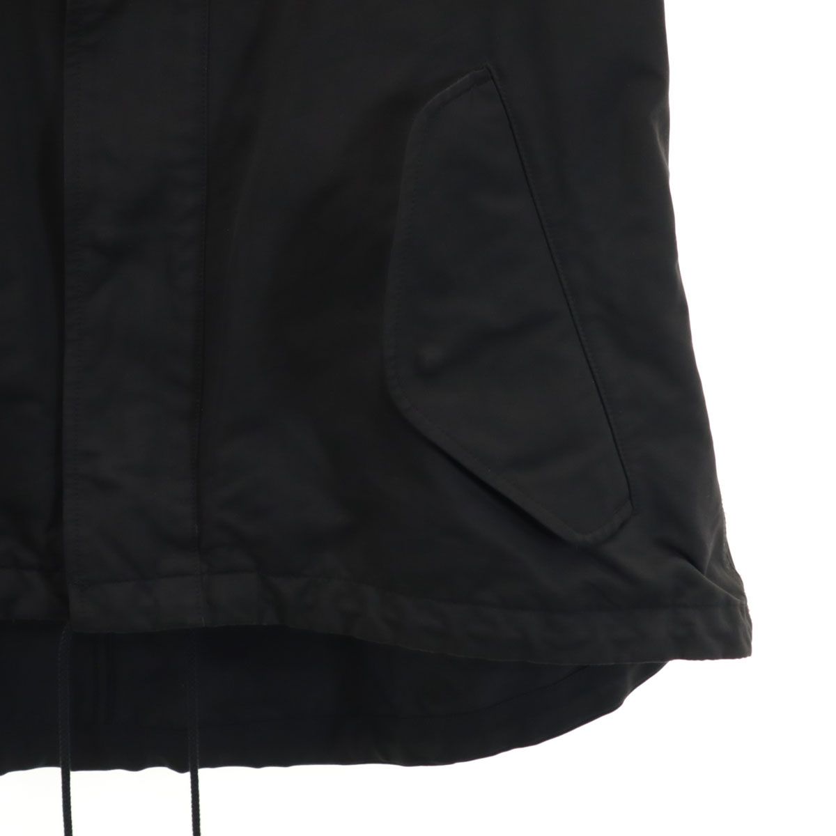 THE RERACS ザリラクス 日本製 フーデッド ジャケット 38 ブラック  