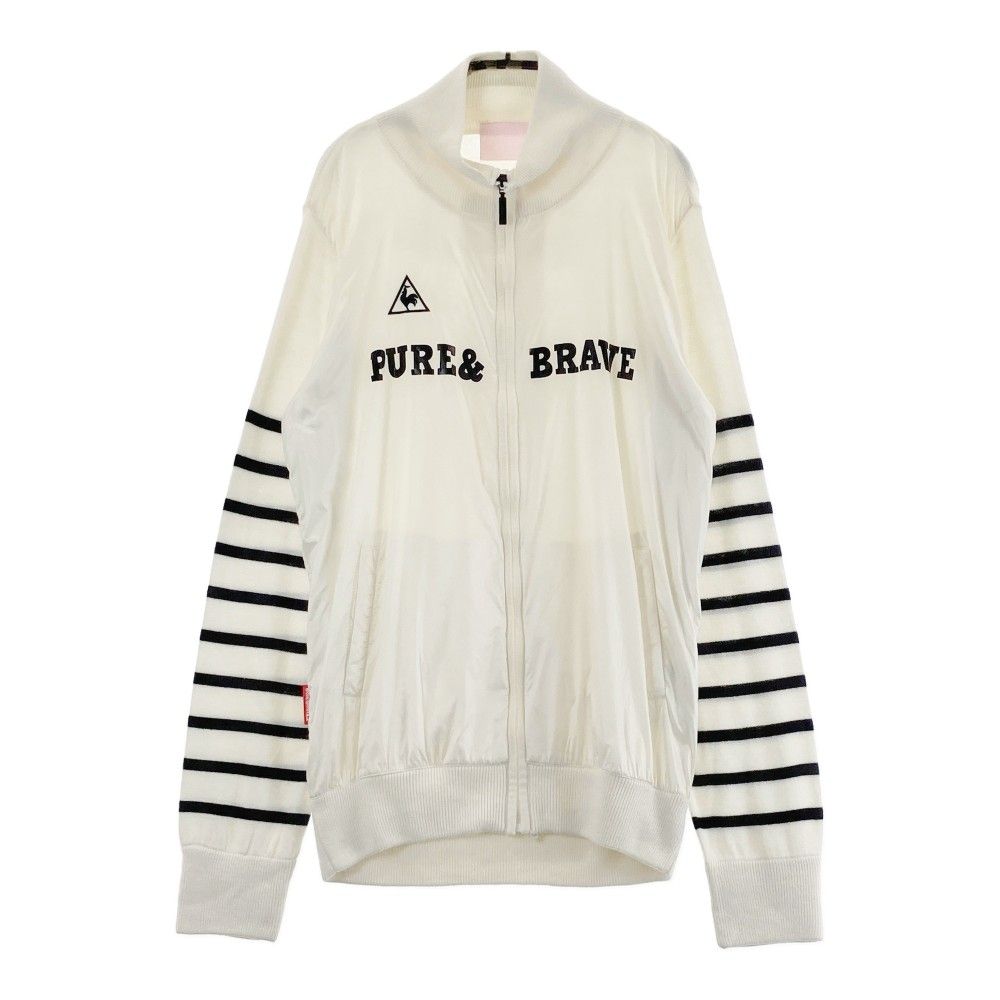 サイズ：38 ARCHIVIO アルチビオ ナイロンジップジャケット ロゴ総柄