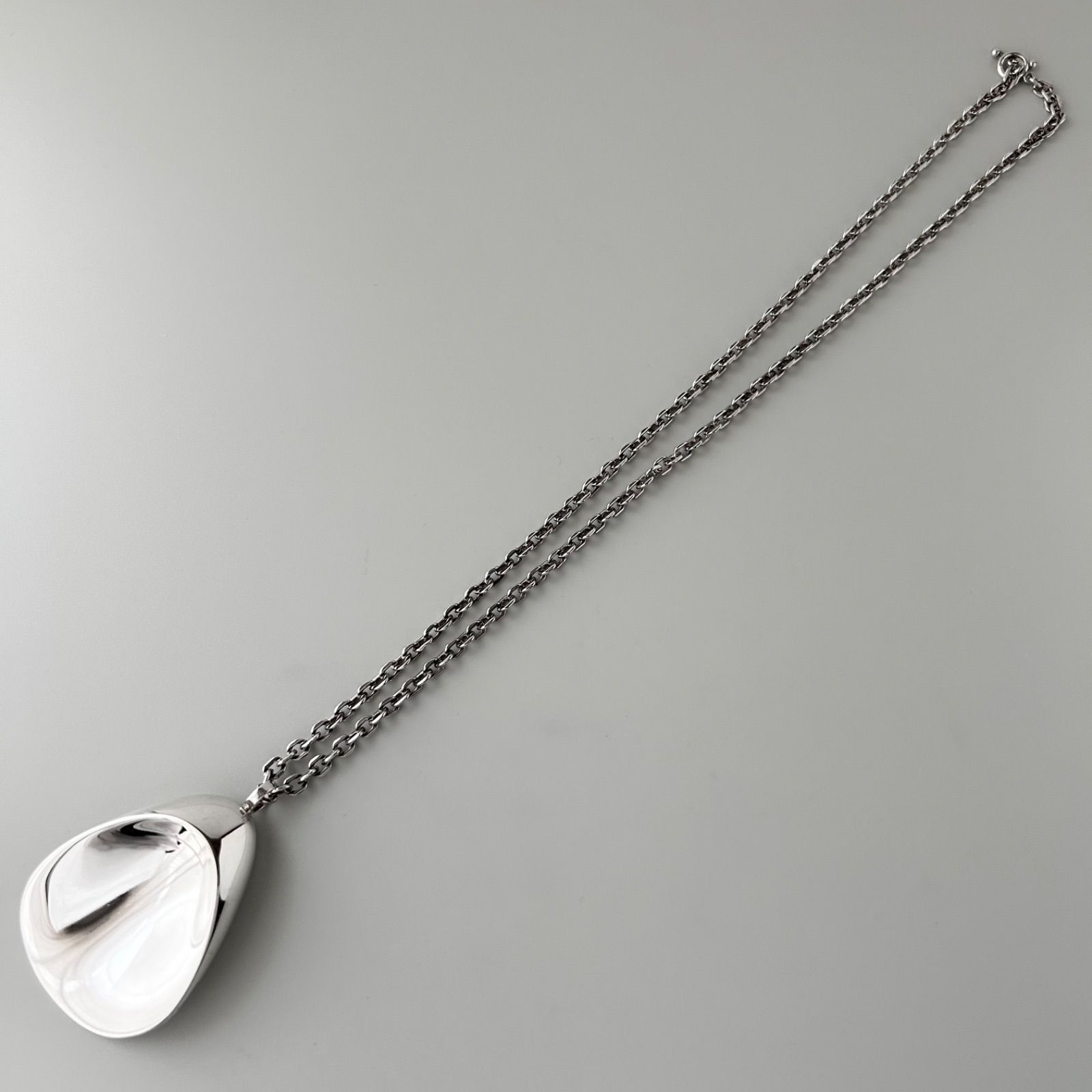 ナナ・ディッツェル シルバーペンダント ジョージジェン センネックレス ジョージジェンセン 希少 ロング ネックレス 328 シェル 貝 925