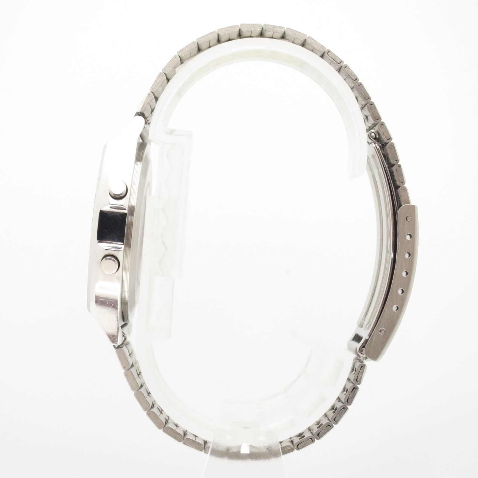 新品電池/美品】カジキ カシオ メンズ腕時計 W-36 シルバー ビジネス